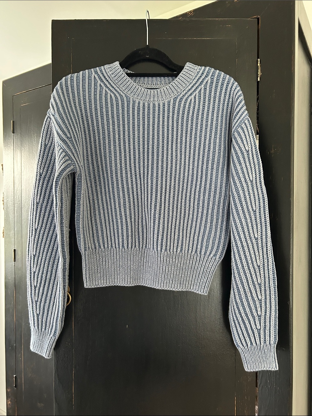 GAP Barrel-sleeve Cotton Crop Sweater